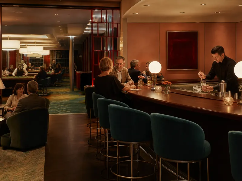 Late lounge naast de speelsalon